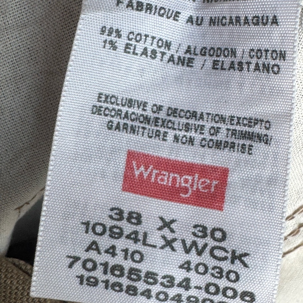 Wrangler Tan Patchwork Cargo Pants - image 3